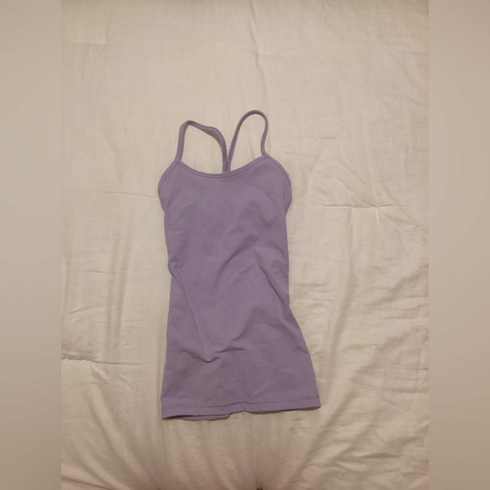lululemon power Y tank in light purple!
